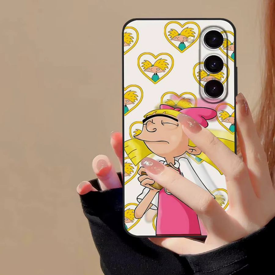 Hey A-Arnolds Cartoon Soft Cover Handyhülle für Samsung Galaxy S21 S22 S23 S24 S25 S26 Ultra FE Plus 5G A52S in Multicolour - Bild 2
