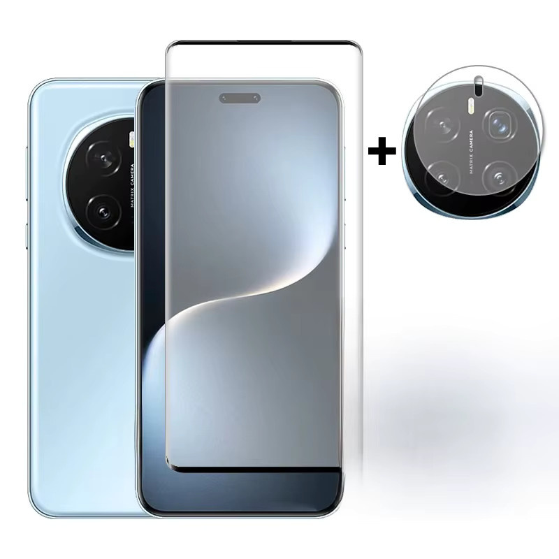 Honor Magic 7 Pro Panzerglas Display Schutzfolie mit Kameraobjektiv-Schutz in Transparent - Bild 5