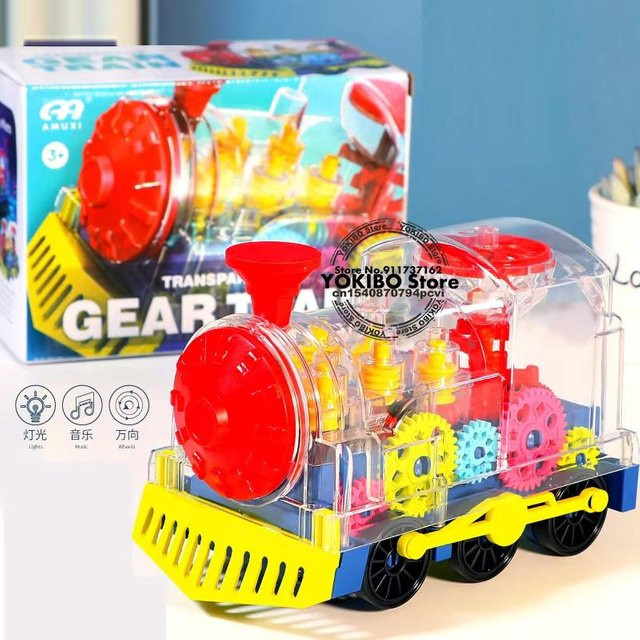 Topmix Elektrische Spielzeugeisenbahn, Krabbelzug, mit Licht, Ton, Musik, ab 4 Jahren - Bild 1