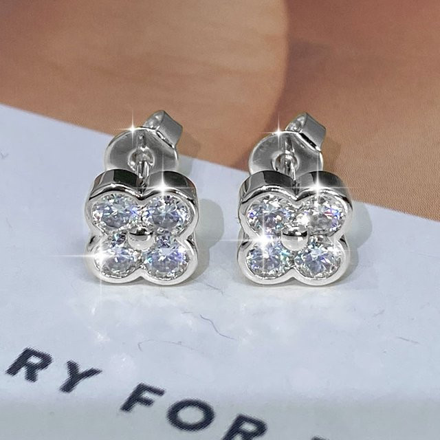 Anziw Ohrstecker, Moissanit, Diamant, 14k Gold gefüllt, Damen - Bild 1