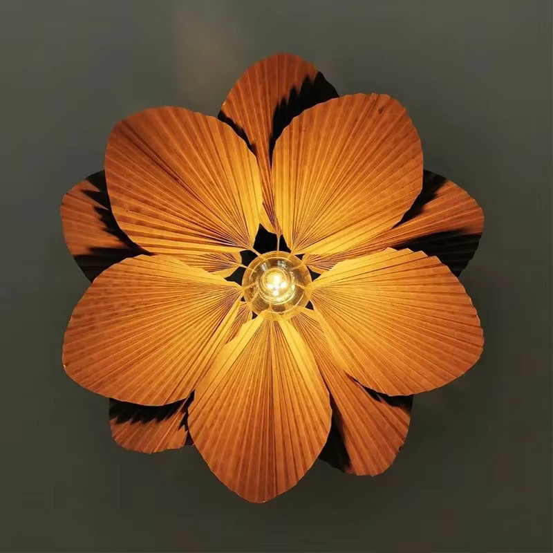 JIANKEXING Kronleuchter in moderner Blumenform aus Papier mit E27 Fassung für Restaurant, Küche, Schlafzimmer oder Foyer - Bild 2