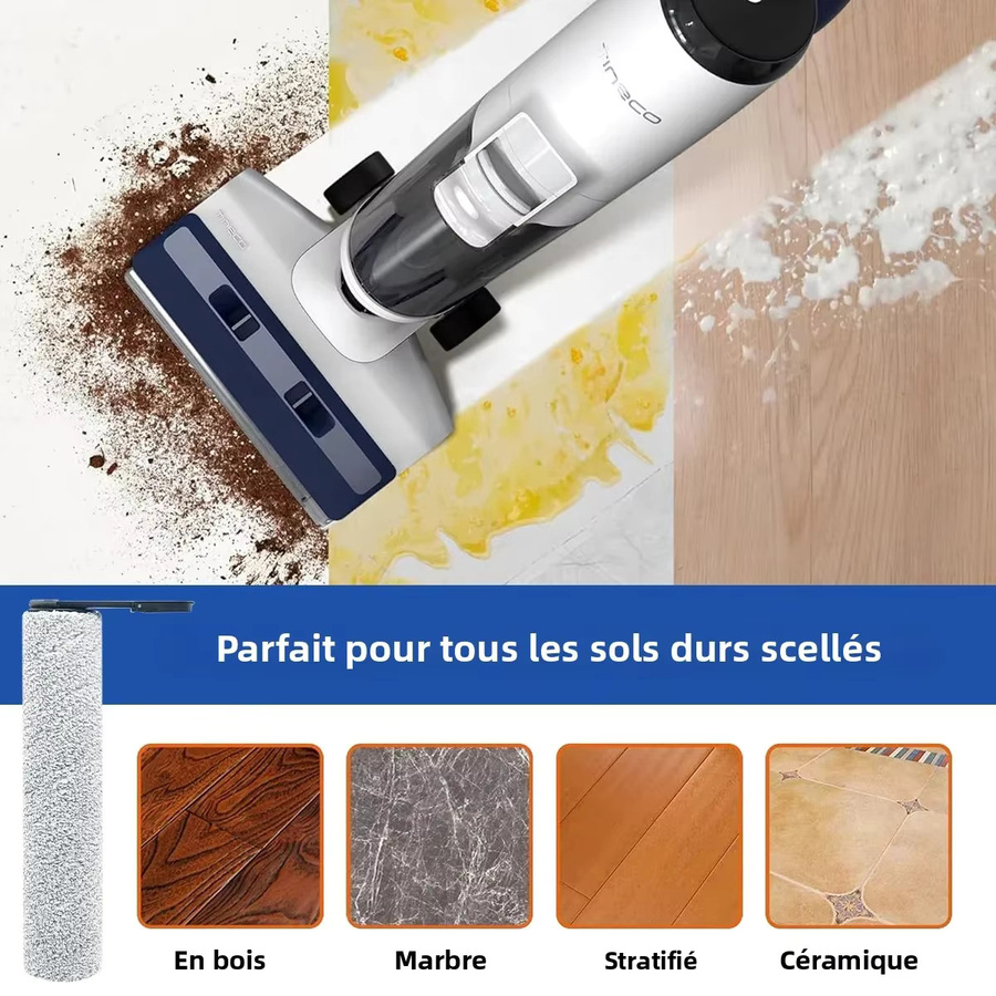 Tineco Floor ONE S5-Combo Zubehör Set mit Bürstenrolle, HEPA-Filter und Reinigungslösung - Bild 5