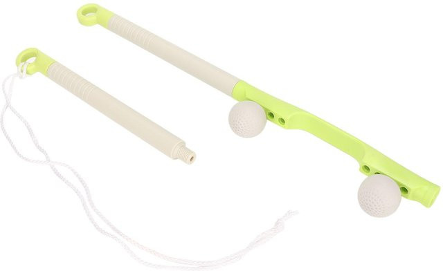 GoolRC Nackenmassagegerät Roller Stick mit abnehmbaren Massagekugeln in Gelb und Weiß - Bild 1