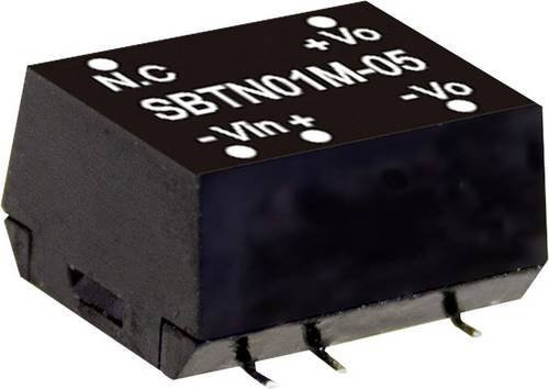 Mean Well SBTN01M-05 DC/DC-Wandlermodul 200mA 1W in Schwarz - Bild 1