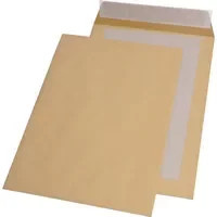 MAILmedia Papprückwandtasche DIN C4 ohne Fenster aus Kraftpapier, Beige, B: 32,4 cm, H: 42,7 cm, T: 22,9 cm - Bild 1