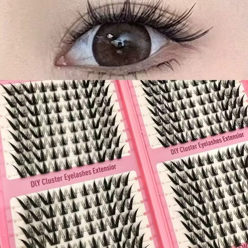 LIMEIKAI Falsche Wimpern, Cartoon-Style, 256 Stück, Unisex - Bild 3