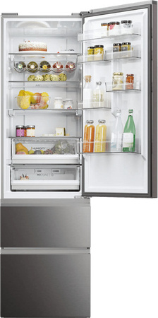 Haier HTW5620CNMP Gefrierschrank in Schwarz