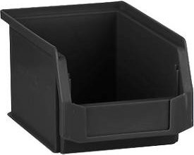 SSI Schäfer Sichtlagerkasten LF 221, ESD-leitfähig, schwarz, L 234 x B 150 x H 122 mm - Bild 1