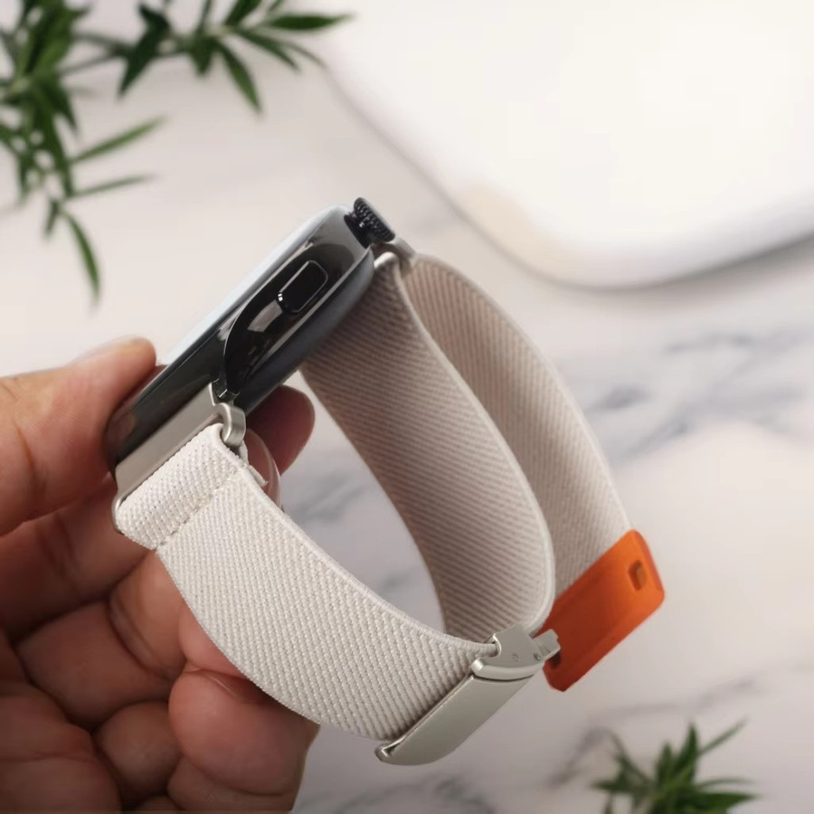 fiterme Uhrenarmband Nylon, Weiß, Unisex - Bild 5