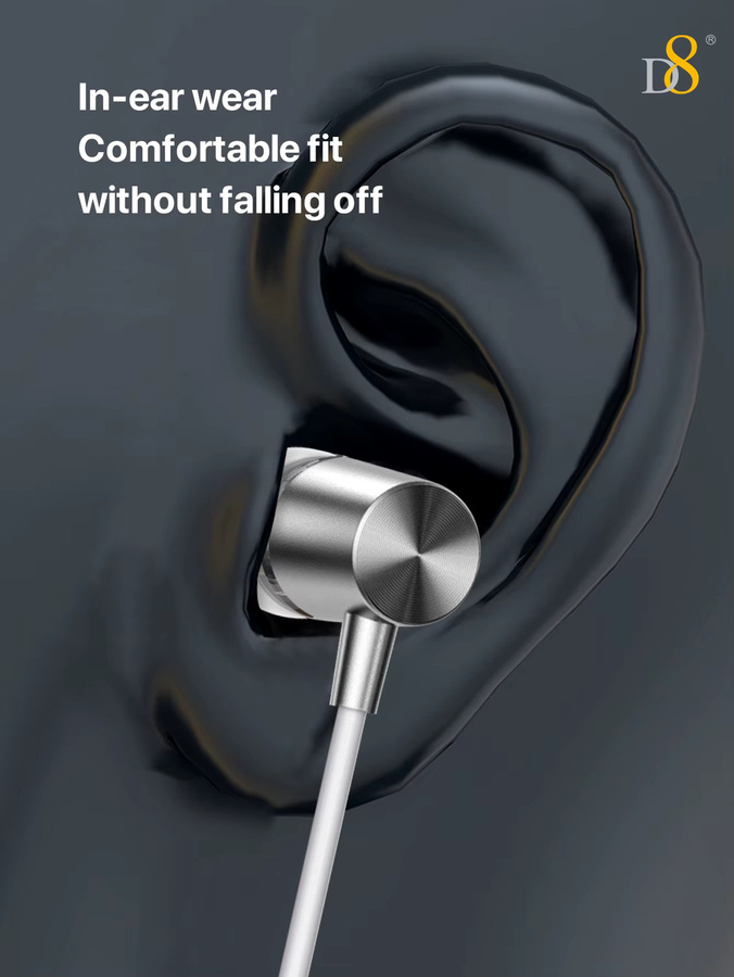 Apple iPhone In-Ear Kopfhörer mit Lightning-Anschluss und Mikrofon, Geräuschisolierend, Lila - Bild 3