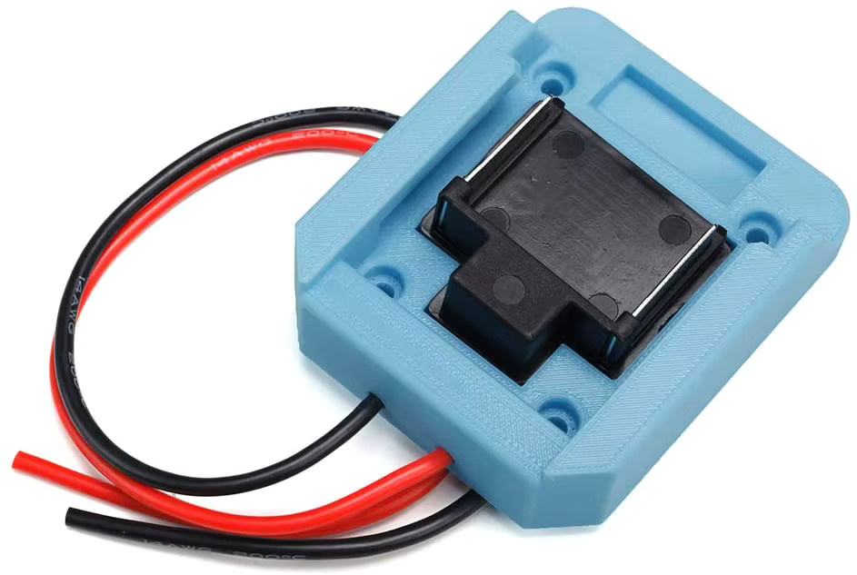 Makita DIY-Adapter Power-Wheel-Batteriekonverter für 18 V Li-Ionen-Akkus BL1830 in Blau mit 14 AWG-Kabel für RC-Autos, Robotik und RC-Trucks - Bild 6
