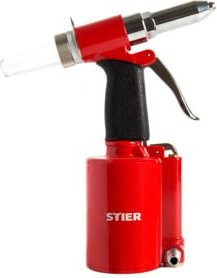 Stier Blindnietpistole SBN-1 in Rot aus Metall für Nietgrößen bis 4,8 mm - Bild 1