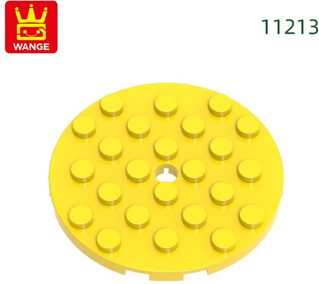 Yiran Toy 28-teiliges Set Runde Platten Gelenk Bausteine 6x6 - Bild 1
