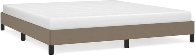 vidaXL Bettgestell aus Stoff in Taupe, B/T/H: 180 x 200 x 183 cm - Bild 1