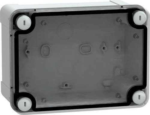 Schneider Electric PanelSeT TBS NSYTBS16128T Wand-Gehäuse aus ABS Kunststoff in Lichtgrau (RAL 7035), 2 Stück, B/T/H: 12,1 x 16,4 x 8,7 cm - Bild 1