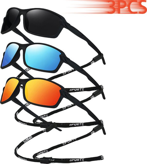 WSZ Sportsonnenbrille, Vollrand, Kunststoff, Schwarz, Unisex - Bild 1