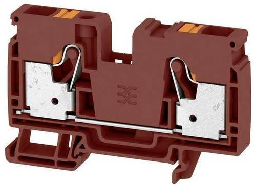 Weidmüller Durchgangsklemme Push-In-Klemme 2876690000 Braun 25 Stück - Bild 1