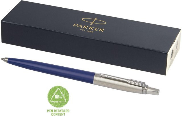 Parker Jotter Recycled Kugelschreiber in Navy Blau mit blauer Tinte - Bild 1