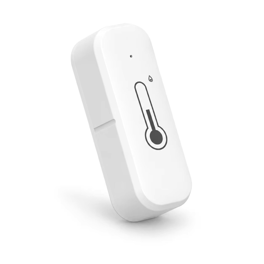 Tuya Temperatur- und Feuchtigkeitssensor in Weiß zur Überwachung von Temperaturänderungen mit Sprachsteuerung für dein Smart Home - Bild 1