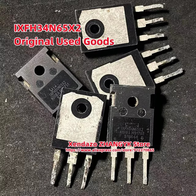 Xendazo MOSFET 34A 650V in Schwarz, 5er-Set - Bild 1