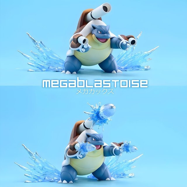 Bandai Pokémon Blastoise, Actionfigur, 15,5 cm - Bild 1