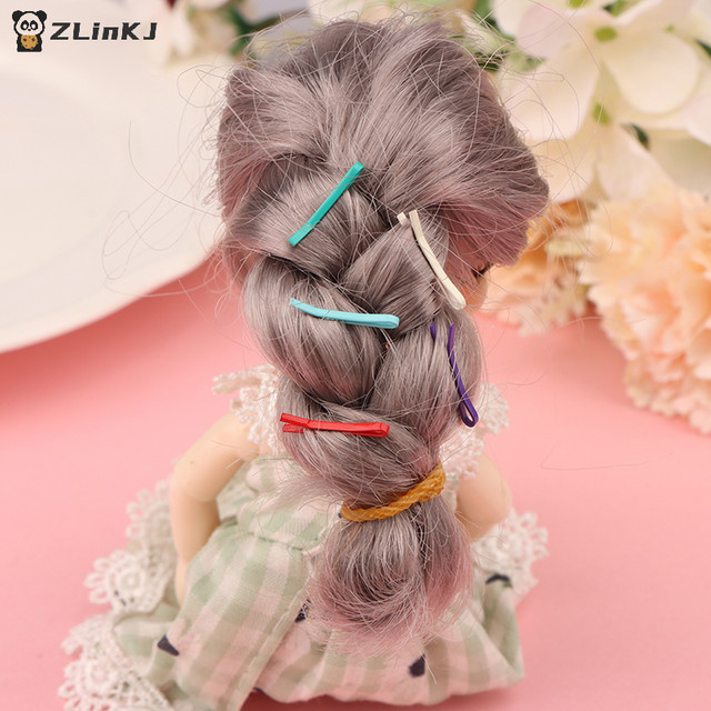 MYPANDA Puppe Miniatur Haar Clip, Zubehör, 10-teiliges Set, Bunt / Mehrfarbig - Bild 1