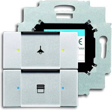 Busch-Jaeger Eingangsmodul Aluminium in Weißaluminium RAL 9006 - Bild 1