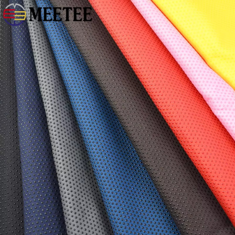 Meetee Antirutsch-Stoff mit Gummi-Punkten in Schwarz und Multicolour, B/T: 200 x 150 cm - Bild 4