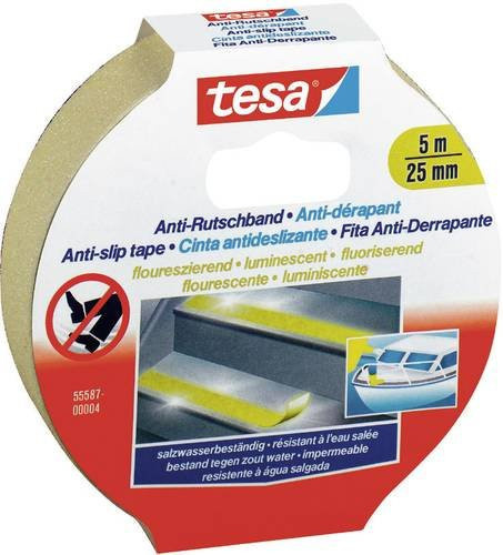 tesa Anti-Rutschband Weiß, Länge: 5 m, Breite: 25 mm - Bild 1
