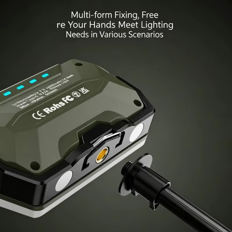 PACOONE Ultra Dünne Karten-Campinglampe mit LED und Akku, Weiße Multifunktionale Hänge-Zeltlampe für Outdoor und Notfälle - Bild 5