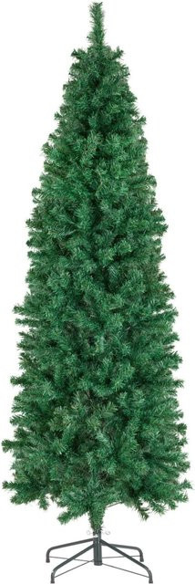 tectake Comet künstlicher Weihnachtsbaum in Grün mit dichten Nadeln, H x B x T: 180 x 70 x 70 cm - Bild 2