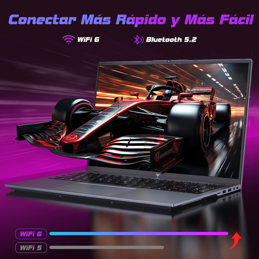 KAMRUI RX16 Gaming-Laptop mit AMD Ryzen 9 6900HX, 16 Zoll IPS-Display, 16GB LPDDR5 RAM, 512GB SSD und Windows 11 - Bild 2