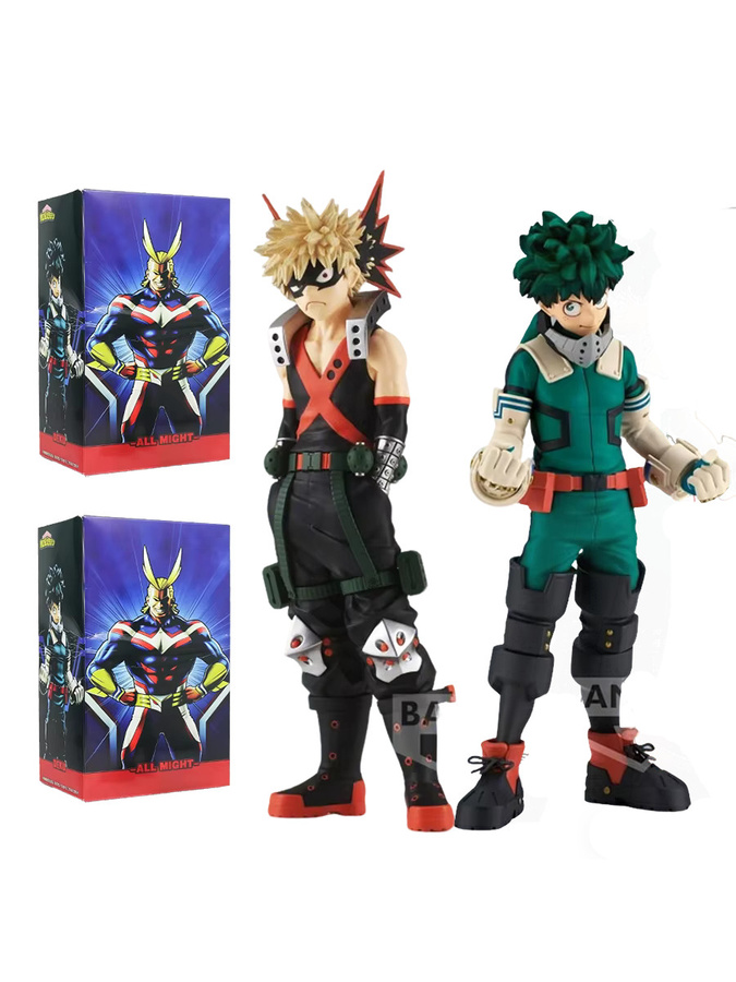 Bandai Boku no Hero Academia Bakugou Katsuki Midoriya Izuku, Actionfigur, 18cm - Bild 6