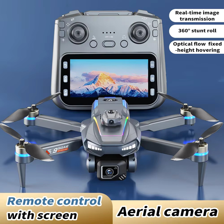 AE19 Faltbare Quadrocopter-Spielzeugdrohne in Grau mit 8K Dualkamera und Hindernisvermeidung - Bild 4