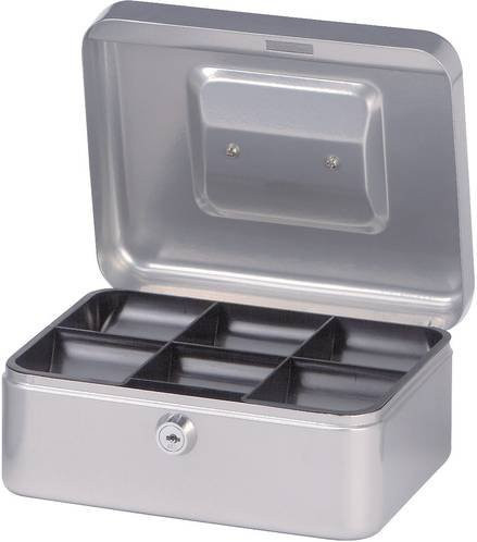 Geldkassette Maul 19200 in Silber, B/H/T: 200 x 90 x 170 mm - Bild 1