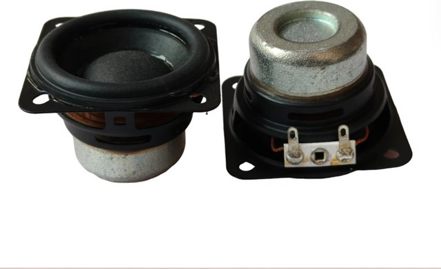 GHXAMP Neodym-Vollbereichs-Basslautsprecher für JBL, 2,25 Zoll (55 mm) Papierbecken, 25 mm Schwingspule, 4 Ohm, Schwarz, 2 Stück - Bild 1