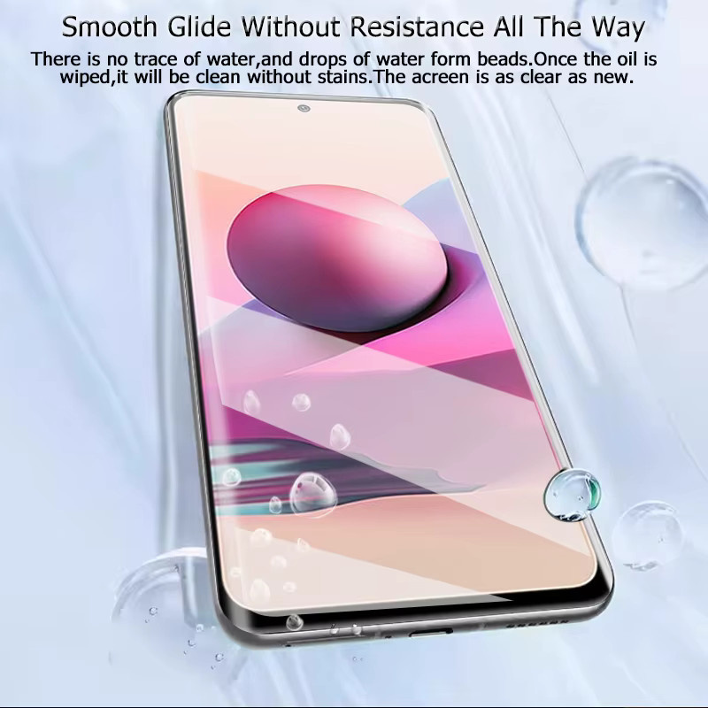 3er-Set Xiaomi Redmi Note 10S Panzerglas Displayschutzfolien, transparent, 9H Härtegrad mit Fingerabdruck-Entsperrfunktion - Bild 3