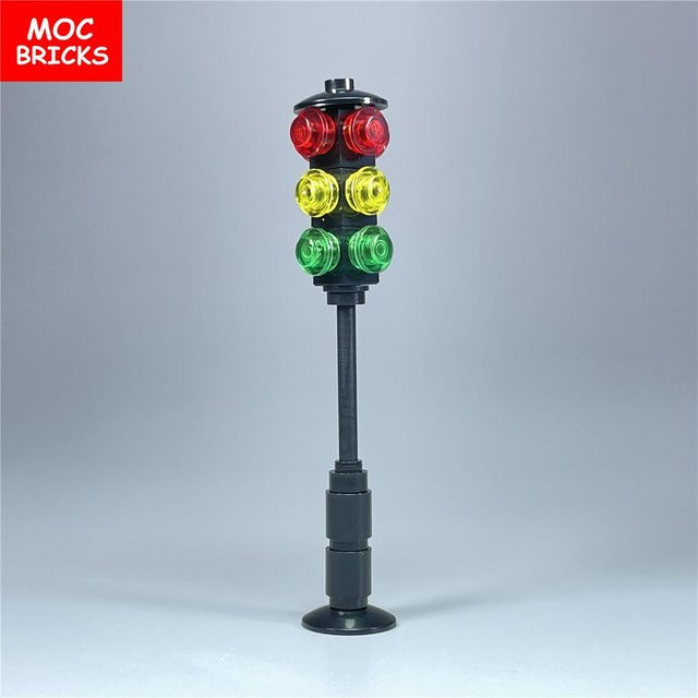 Yiran toy MOC Steine Ampel, Bausteine Spielzeug, 5er Set, ab 6 Jahren - Bild 1