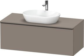 Duravit Waschtischunterschrank D-Neo wandhängend in Schwarz Matt, Breite: 120 cm, Tiefe: 55 cm - Bild 1