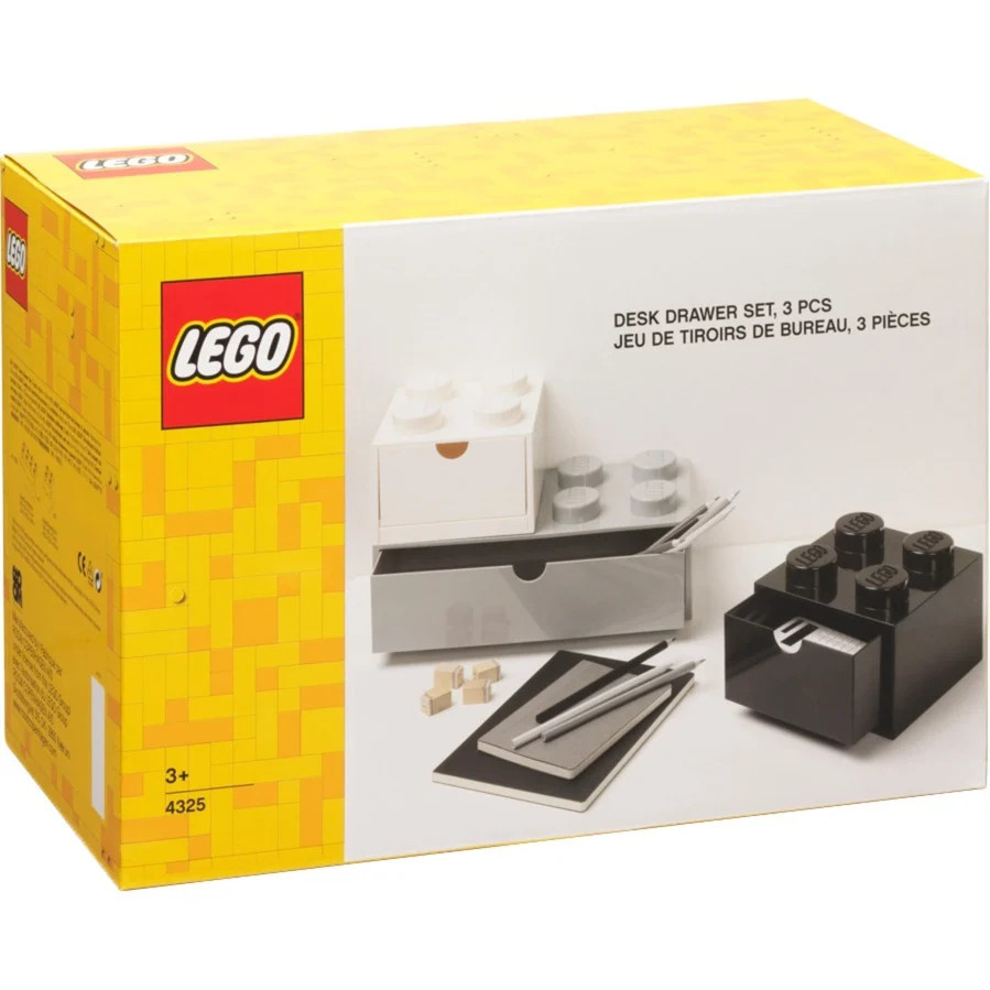 LEGO Schreibtischschubladen 3er-Set Aufbewahrungsboxen - Bild 1