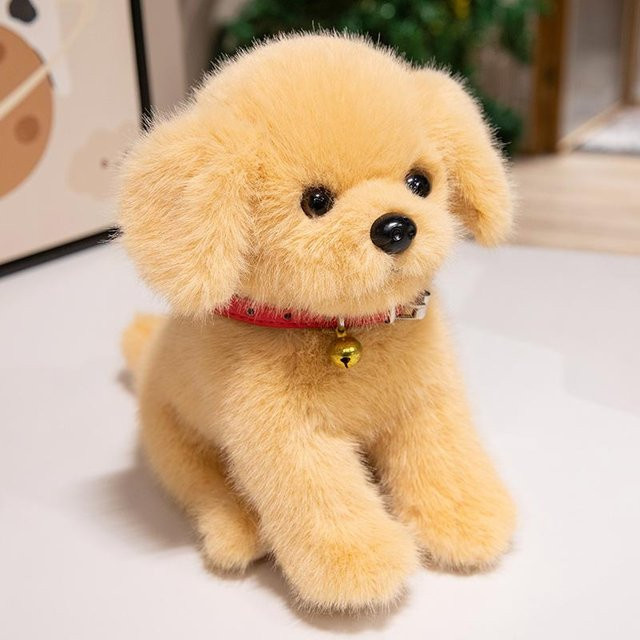 Anzieh-Labrador Plüschtier, Schwarz, Gelb, ab 14 Jahren - Bild 1