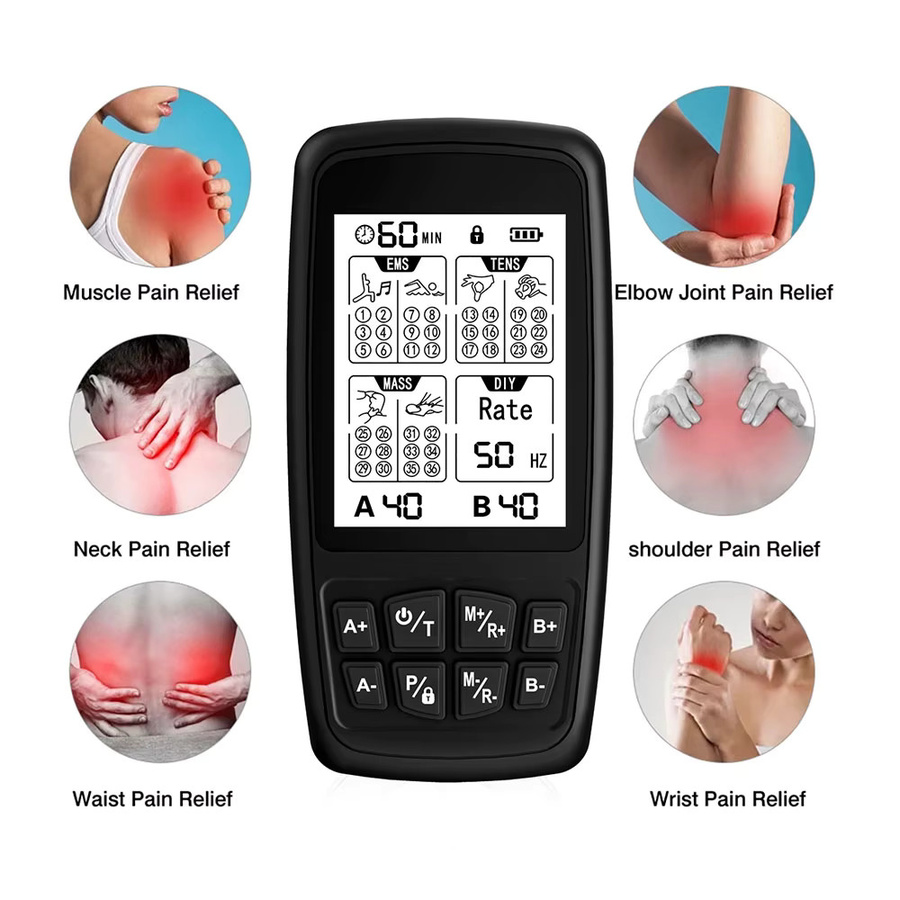 SALORIE 4-in-1 TENS-Gerät EMS Muskelstimulator, Unisex - Bild 2
