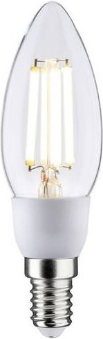 Paulmann LED Leuchtmittel Kerzenform E14 Warmweiß Transparent B: 35 mm, H: 113 mm - Bild 1