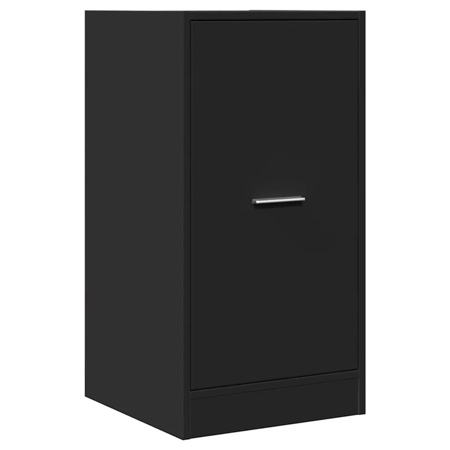 vidaXL Apothekerschrank Schwarz aus Holzwerkstoff, B/T/H: 40 x 41 x 77,5 cm - Bild 2