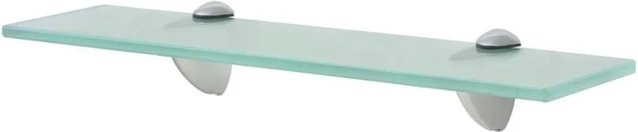 vidaXL Schweberegal aus gehärtetem Sicherheitsglas in Transparent, B/T: 40 x 10 cm - Bild 1