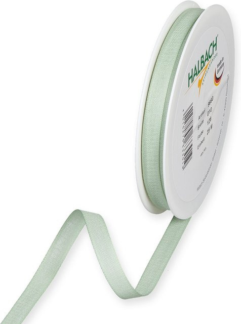 Halbach Dekoband in Baumwolloptik, Farbe: Mint, Breite: 10 mm, Länge: 7 m - Bild 1