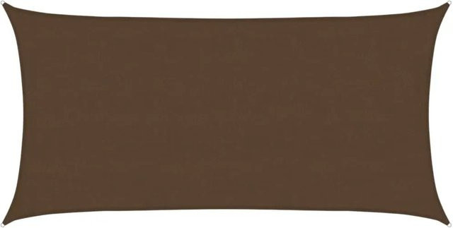 vidaXL Sonnensegel aus HDPE in Braun, Rechteckig, B: 7 m, T: 4 m - Bild 1