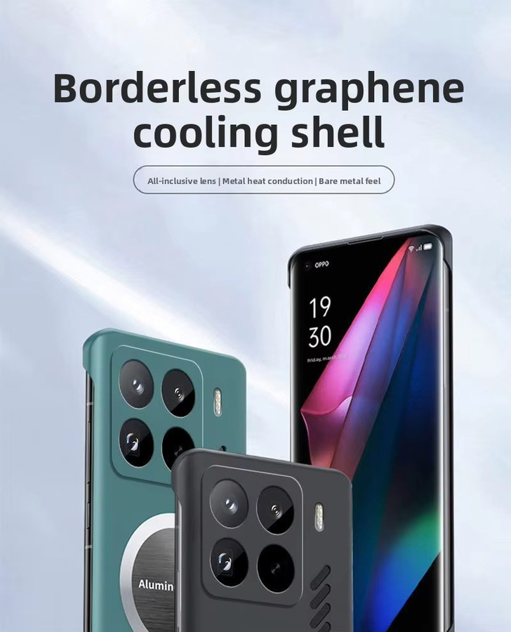 Xiaomi Schutzhülle für Mi 15T Pro und 14T Pro aus hartem PC mit Wärmeableitung in Schwarz - Bild 2