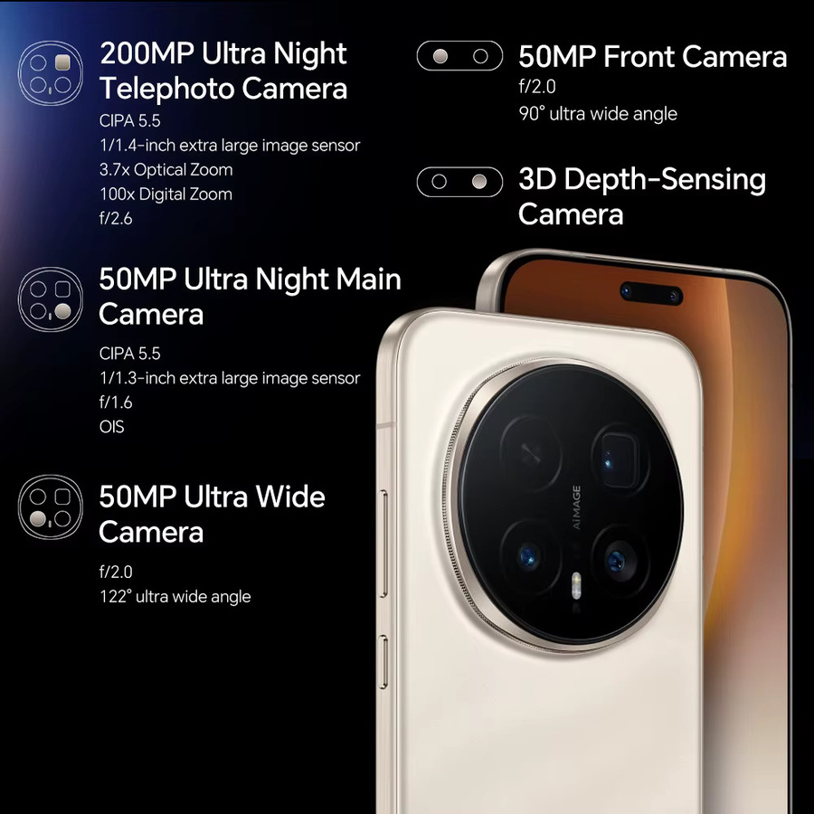 HONOR Magic 8 Pro 5G Smartphone Gold mit 6,71 Zoll OLED Display, Snapdragon 8 Elite Gen 5, 200MP AI-Kamera, 6270mAh Akku, 100W Schnellladen, NFC und eSIM - Bild 3