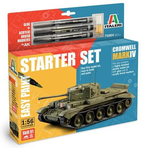 Italeri Cromwell Mk.IV, Modellset, 1:56 - Bild 1